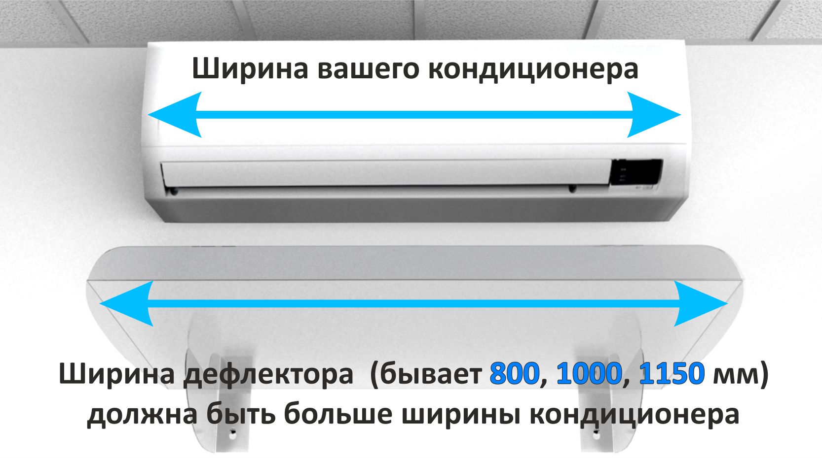 Дефлектор 1000 мм