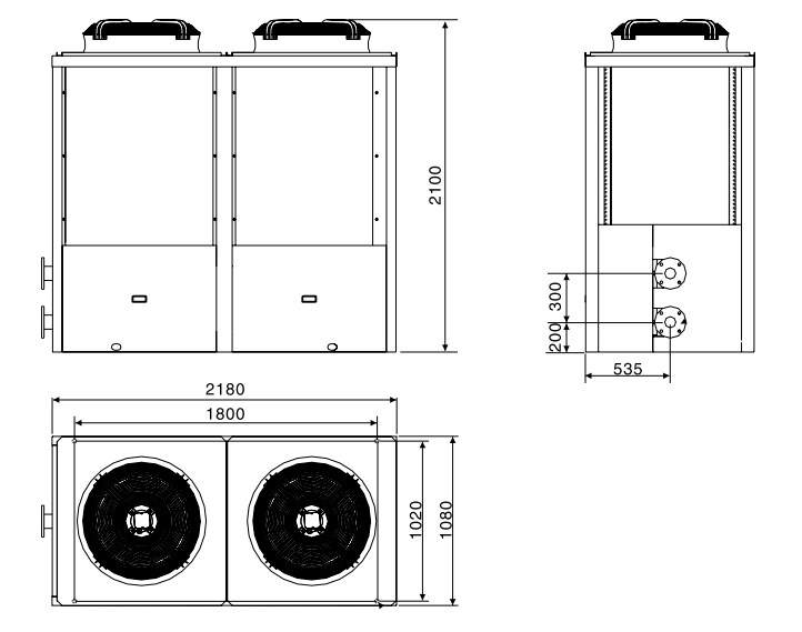 Габаритные размеры CH-HP84UMNM