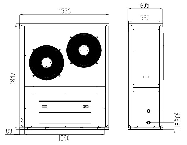 CH-HP31UMNM габаритные размеры
