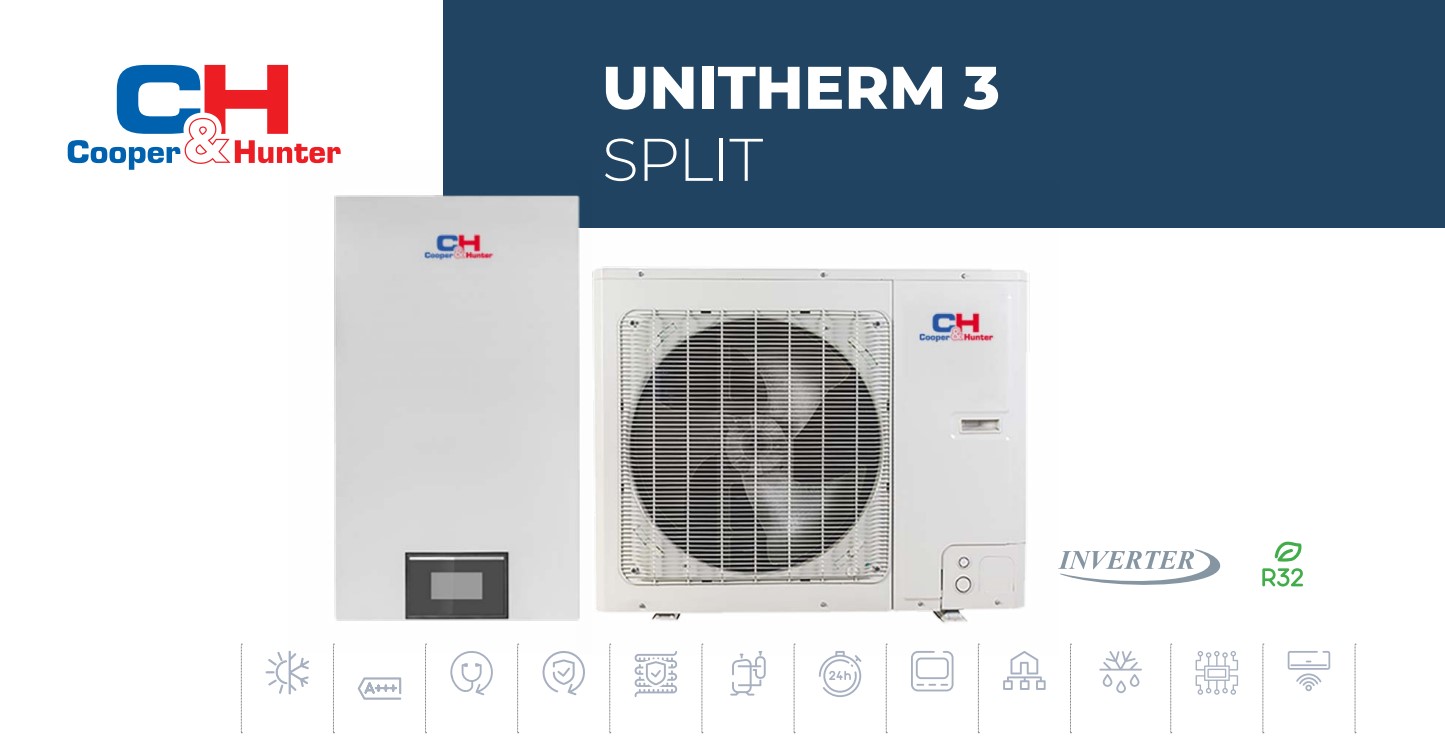 UNITHERM 3 SPLIT R32 тепловые насосы воздух-вода