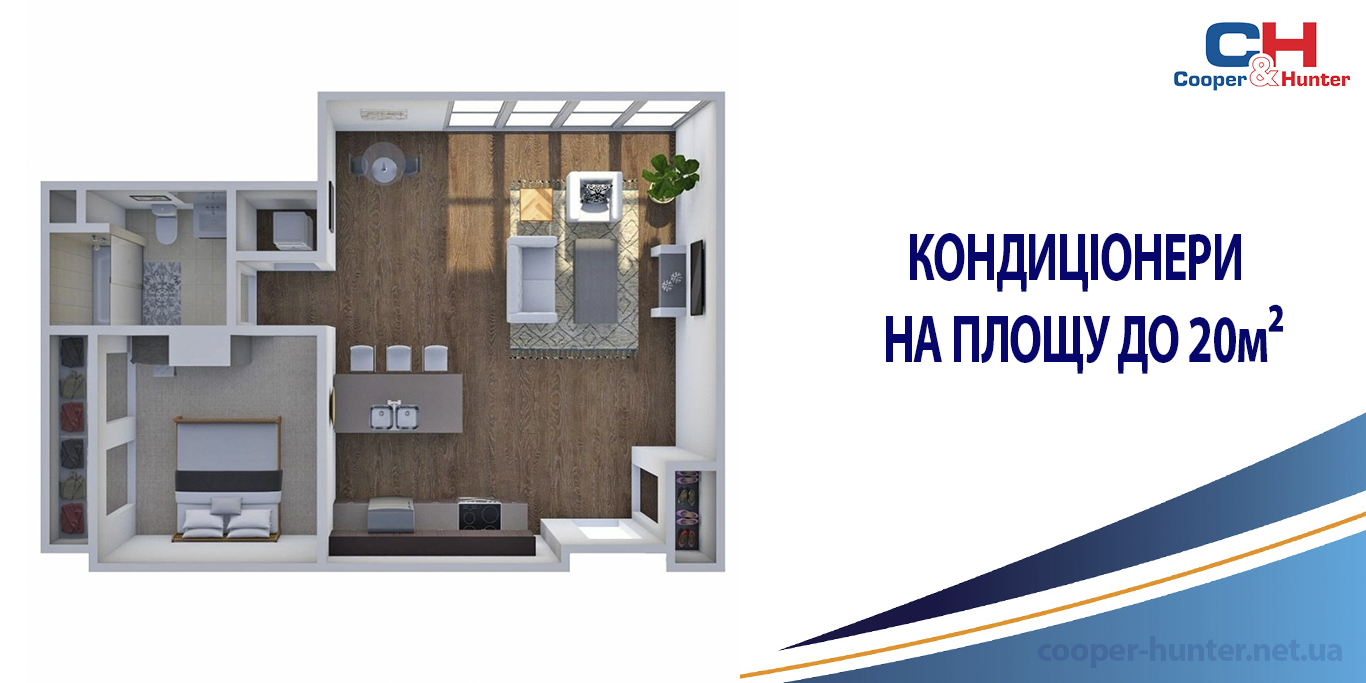Кондиціонер Купер Хантер на 20 м²